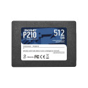 Patriot SSD||P210|512GB|SATA 3.0|Write speed 430 MBytes/sec|Read speed 520 MBytes/sec|2,5"|TBW 240 T
