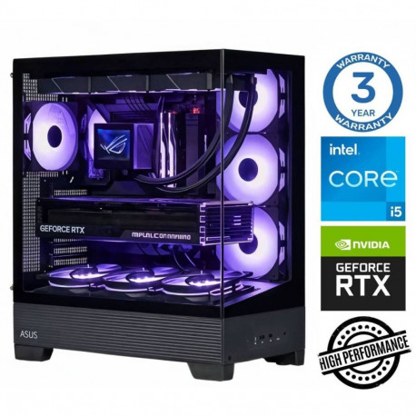 INTOP i5-14400F 64GB DDR5 1TB SSD M.2 NVME RTX5060Ti 16GB no-OS