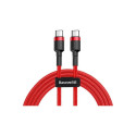 Baseus Cafule PD2.0 60W flash charging USB For Type-C cable (20V 3A) 2m Red