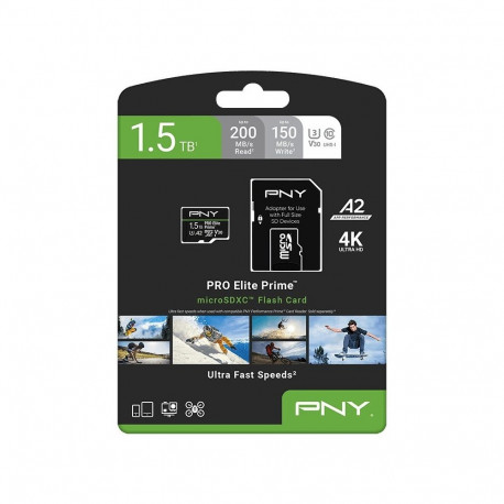 Memory card microSDXC Elite Prime 1.5TB + adapter SD