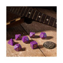 The Witcher Dandelion Viscount De Lettenhove Dice Set Purple And Gold Sp