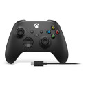 Game Controller - Microsoft Xbox Wireless Controller + USB-C Cable for PC, Xbox One, Xbox Series X -
