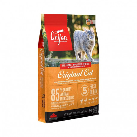 Cat Food - ORIJEN Original Cat Dry Food 5.4 kg Chicken Turkey 40% Protein