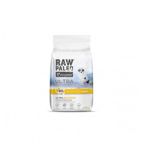Dog Food - RAW PALEO Ultra Turkey for Medium & Large Puppies 2kg