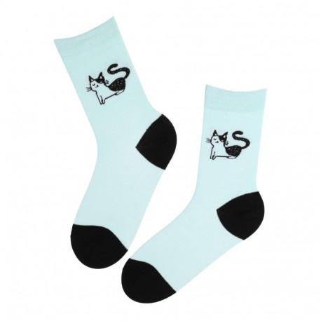 SOKISAHTEL ELLE sinised kassiga puuvillased sokid 444