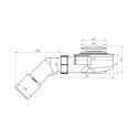 SIPHON FOR SHOWER TRAY EJ451CLGSEU