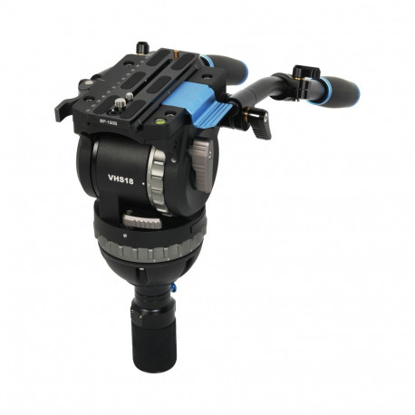 Sirui Pro Fluid Video Head VHS18 with 100mm Half Ball