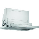 Bosch Serie 4 DFS067A51 cooker hood Semi built-in (pull out) Metallic, Silver 727.7 m³/h