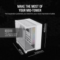 Corsair iCUE LINK 6500X RGB Midi Tower White