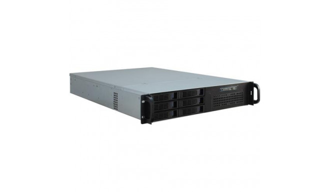 Inter-Tech IPC 2U-2406 Rack Black, Silver