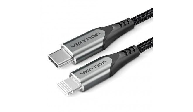 Vention USB 2.0 C to Lightning Cable 1M Gray Aluminum Alloy Type