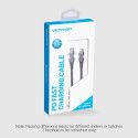Vention USB 2.0 C to Lightning Cable 1M Gray Aluminum Alloy Type