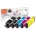 Peach PI100-378 ink cartridge 5 pc(s) Compatible High (XL) Yield Black, Cyan, Magenta, Yellow