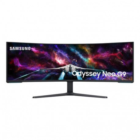 Samsung G95NC computer monitor 144.8 cm (57") 7680 x 2160 pixels Dual UHD QLED White