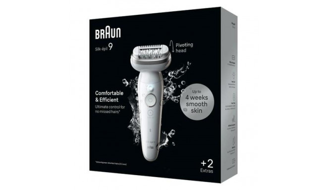 Braun Silk-épil 9 BR2-225328 epilator 40 tweezers Grey, White