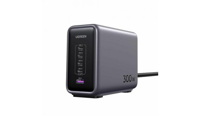 Ugreen 90903B mobile device charger Universal Black, Grey AC Fast charging Indoor