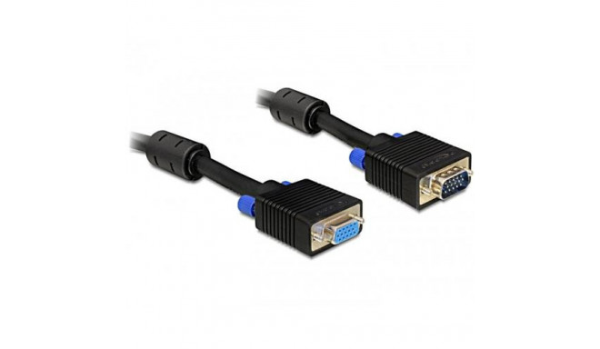 DeLOCK 5m VGA cable VGA (D-Sub) Black