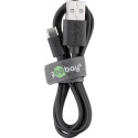 Goobay 59122 USB cable USB 2.0 2 m USB A USB C Black