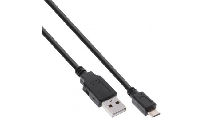 InLine Micro USB 2.0 Fast-charge Cable USB Type A male / Micro-B male, 1.5m