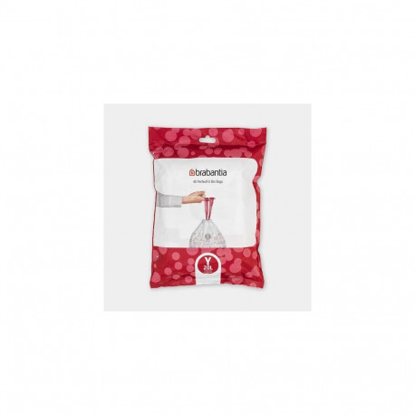 Brabantia 138263 trash bag 20 L White 40 pc(s)