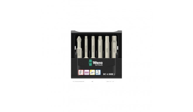 Wera 05073631001 screwdriver bit 6 pc(s)