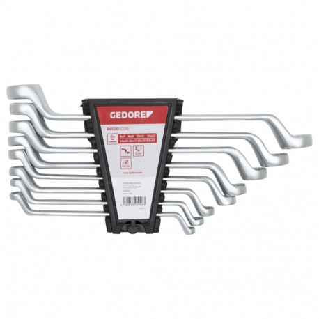 GEDORE red kahepoolne silmusvõtmete komplekt 8-osaline 6-22 mm