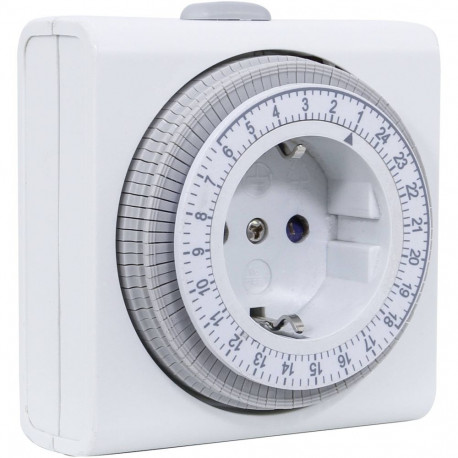 REV timer compact analog white