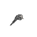 POWER DISTRIBUTION UNIT (PDU) 10" LANBERG 1U 16A 2M 3X SCHUKO OUTLETS BLACK