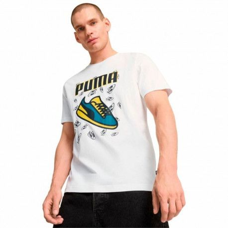Lühikeste varrukatega T-särk, meeste Puma Graphics Sneaker - XXL