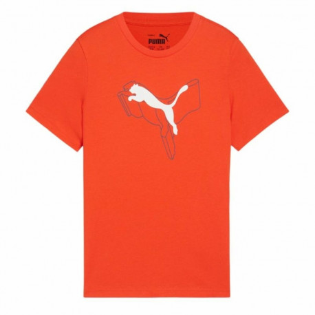 Child's Short Sleeve T-Shirt Puma - 7-8 Years