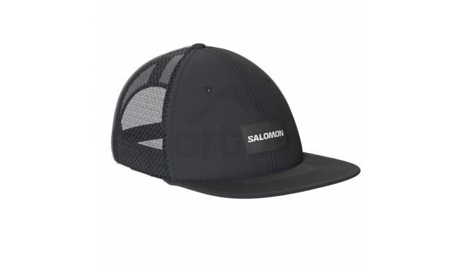 Hat Salomon Flat Cap Deep Black M