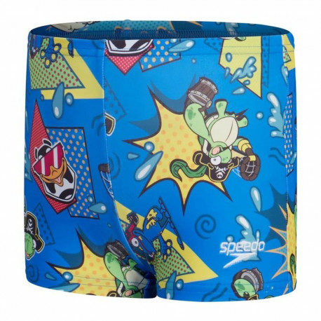 Children’s Bathing Costume Speedo Digital Allover Aquashort Indigo - 2 Years