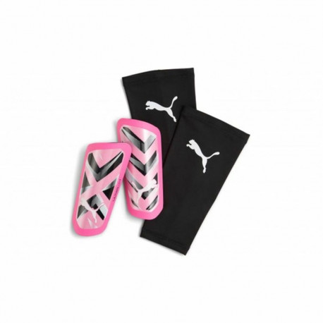 Football Shinguards Puma Ultra Light Sleeve Pink - S