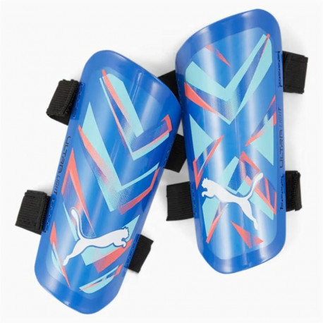 Football Shinguards Puma Ultra Light Strap Blue - M