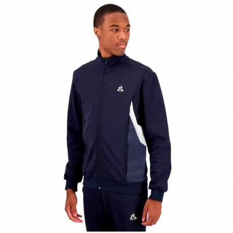 Dressipluus ilma kapuutsita, meeste Le coq sportif Heritage Fz Sweat N°1 Tumesinine - XL