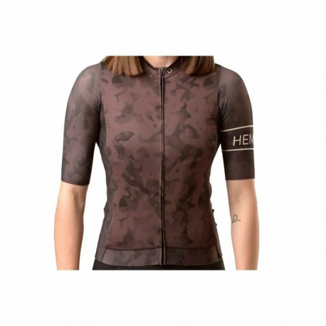 Cycling jersey Hemon Prestiggio Brown - XS