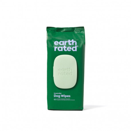Lemmikloomade Niisked Salvrätikud Earth Rated Lavendel (60 Tükid, osad)