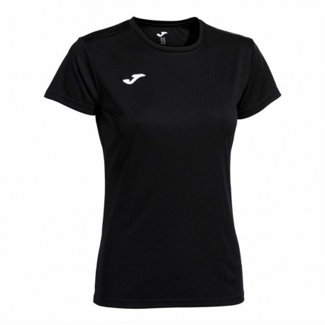 Child's Short Sleeve T-Shirt Joma Sport Black - 11-12 Years