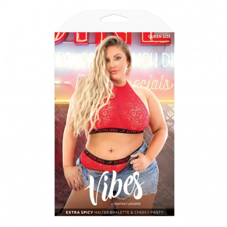 Aluspesu Komplekt Fantasy Lingerie Punane (Queen size) (Queen)
