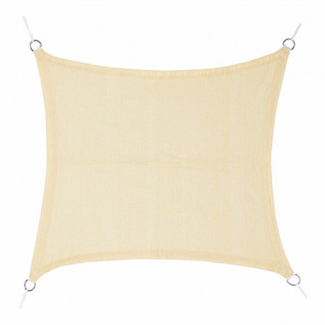Shade Sail Faura Beige 3,6 x 3,6 m Squared