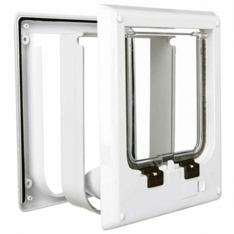 Cat Flap Trixie White Plastic 21,1 × 24,4 CM