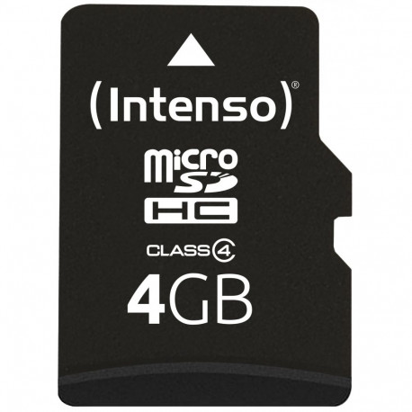 "CARD 4GB Intenso MicroHC 21MB/s +Adapter"