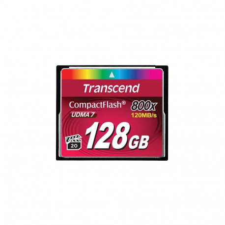 "CARD CompactFlash Card 128GB Transcend TS128GCF800. MLC"