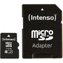 "CARD 4GB Intenso MicroHC 21MB/s +Adapter"