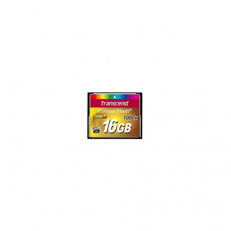 "CARD CompactFlash Card 16GB Transcend TS16GCF1000. MLC"