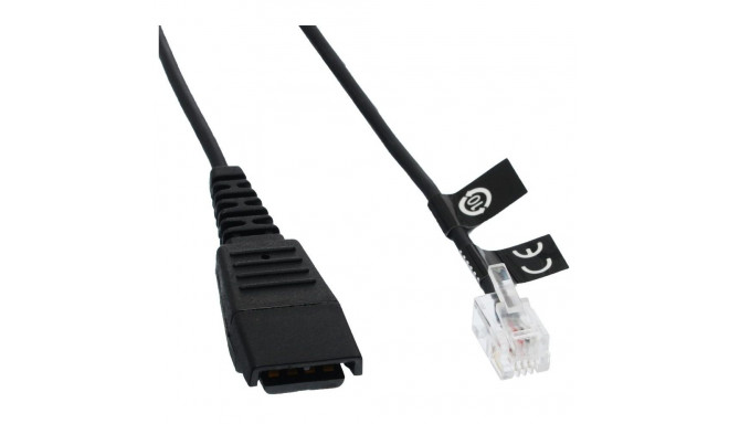 "Jabra Kabelunterteil QD auf RJ10 (Siemens. Snom. 2m. spiral)"