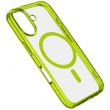 "Cellularline Iconic MAG MagSafe Case iPhone 16 Lime"