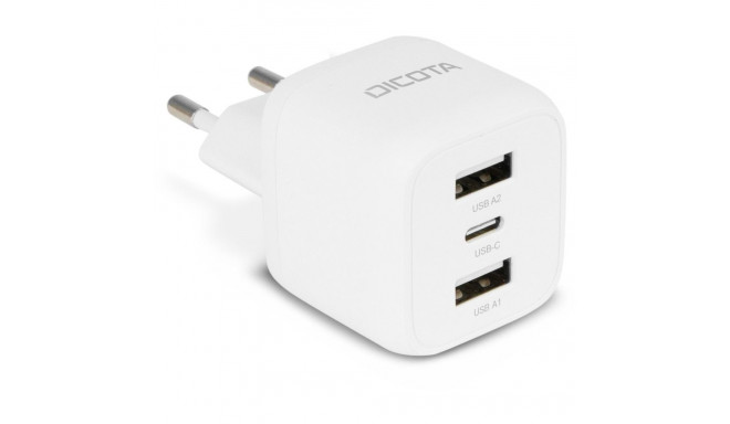 "D Dicota 3-Port GaN Wall Charger (32W) EU black"