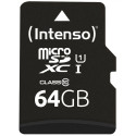 "CARD Micro Card 64GB Intenso SD-HC UHS-I retail"