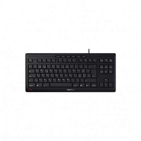 "CHERRY TAS STREAM KEYBOARD TKL Corded CH-Layout schwarz"